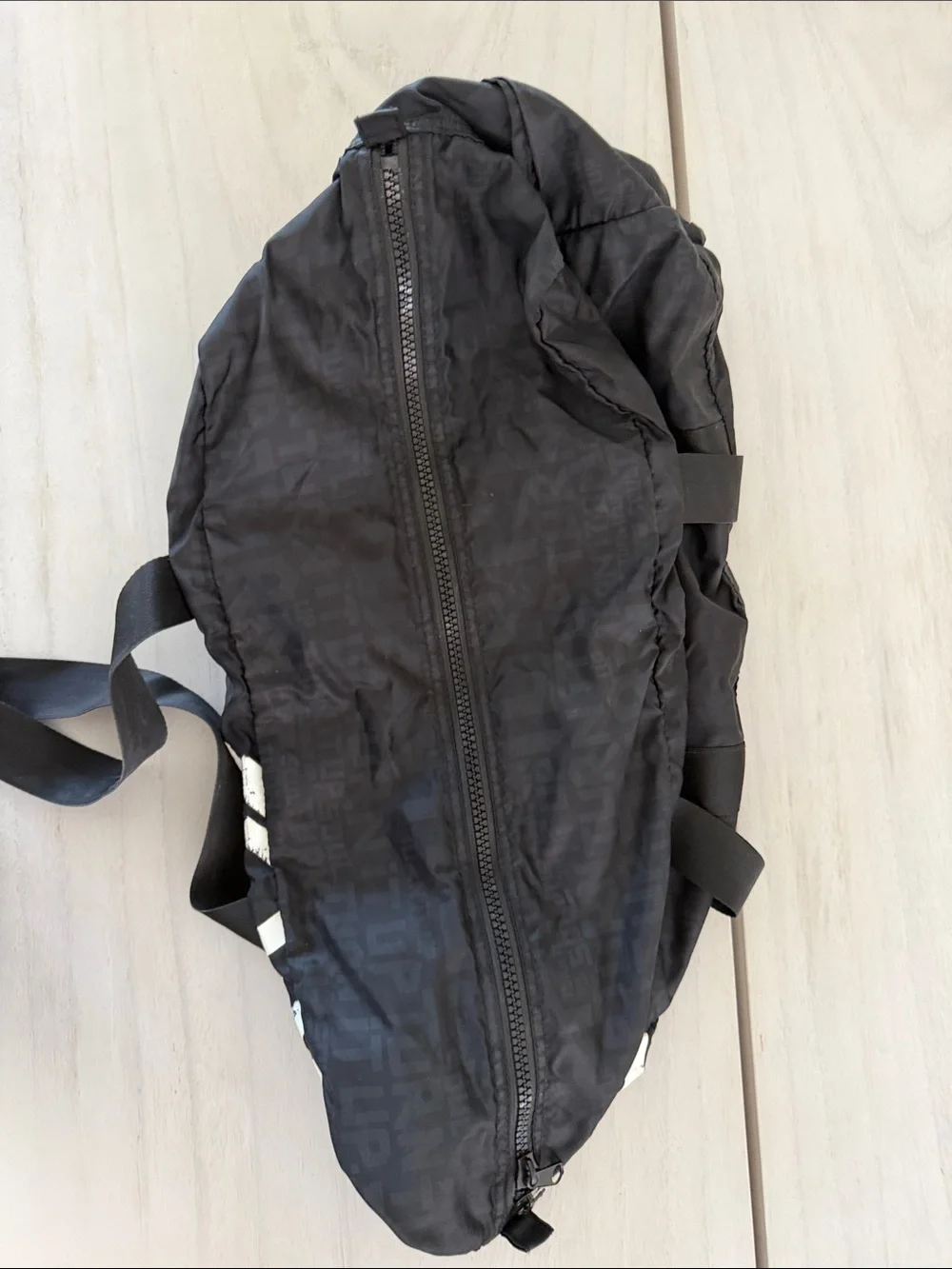 soulcycle Black and White Duffel Bag